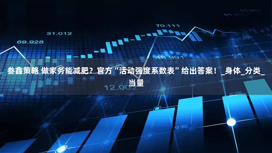 叁鑫策略 做家务能减肥？官方“活动强度系数表”给出答案！_身体_分类_当量
